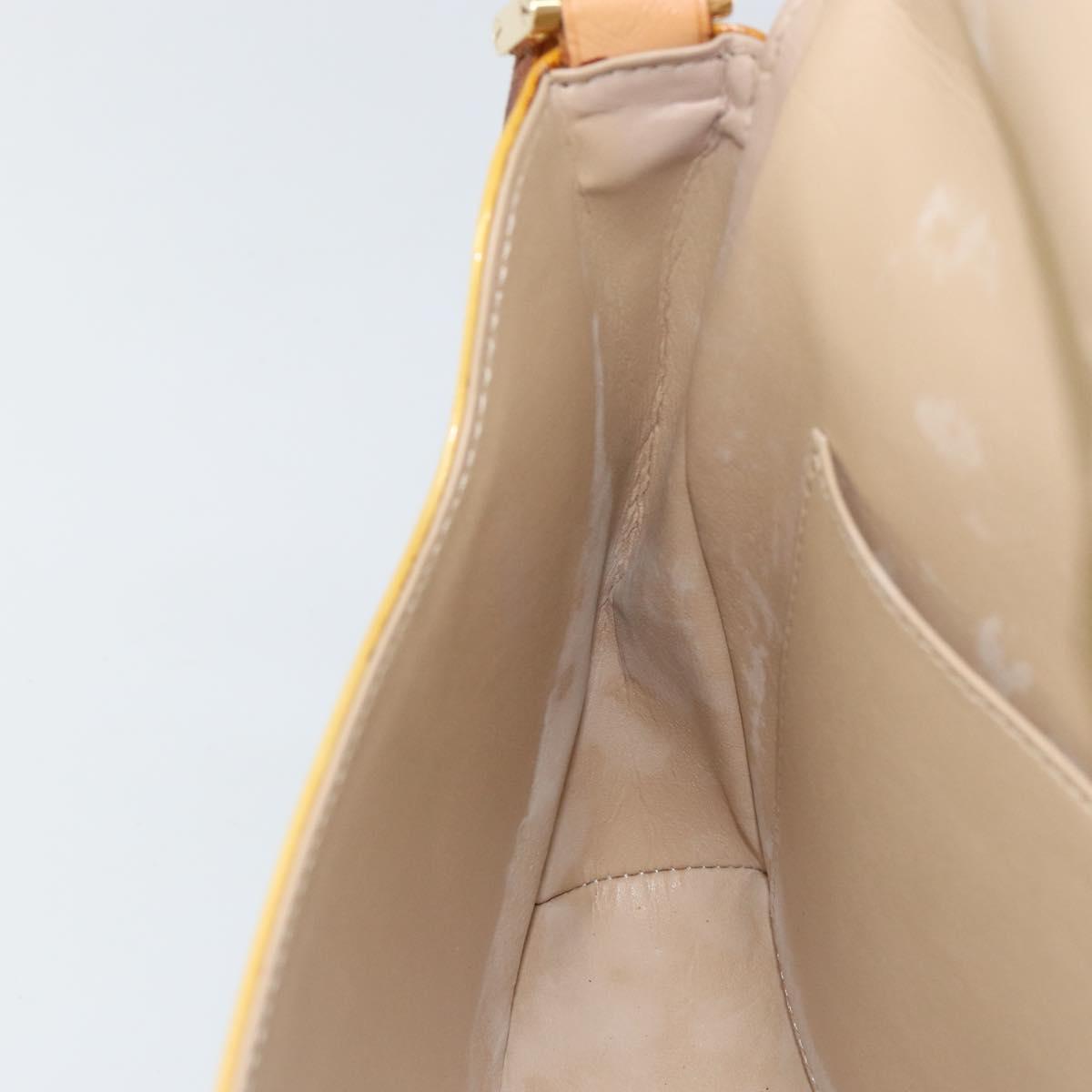 LOUIS VUITTON Monogram Vernis Thompson Street Bag Beige M91301 LV Auth yk19727