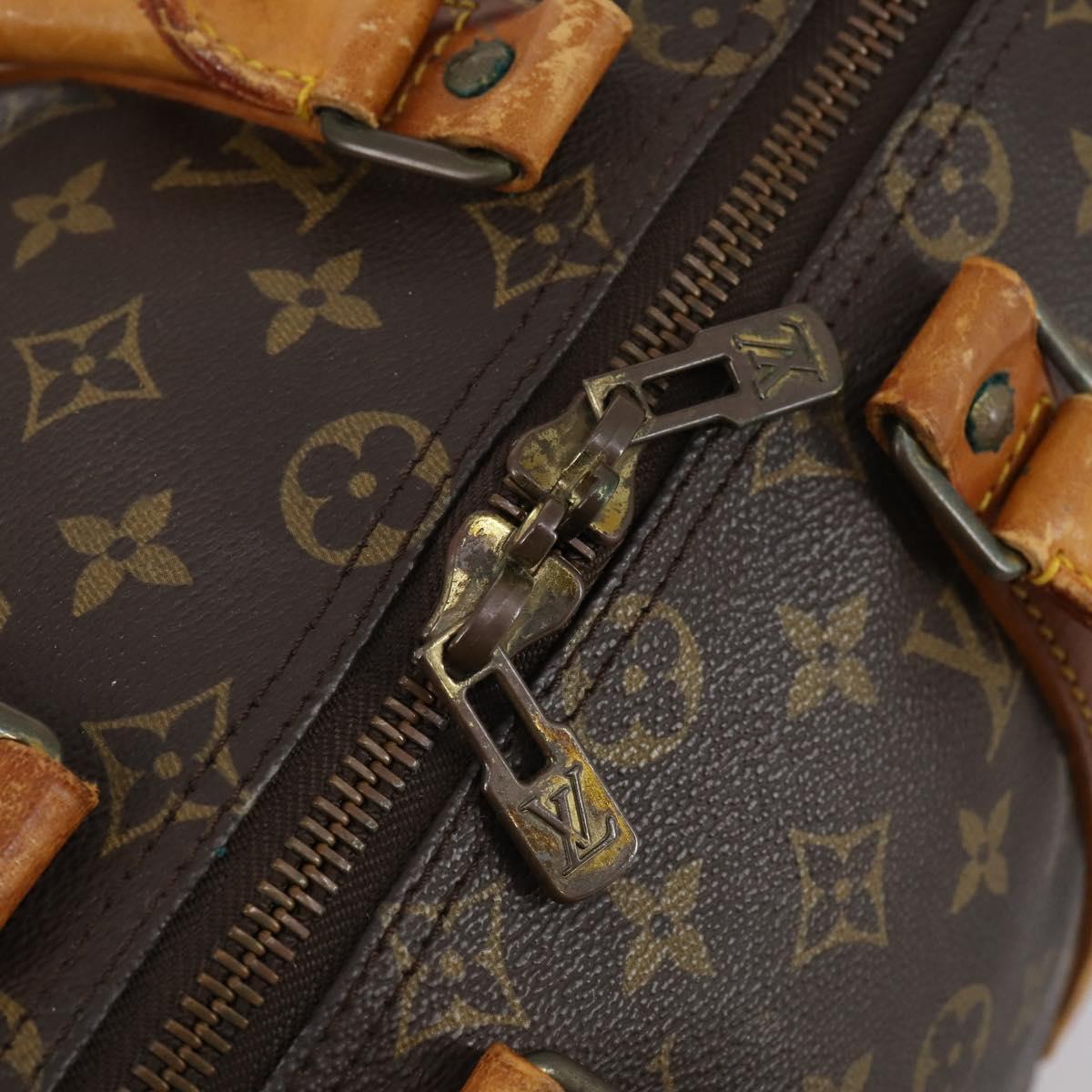 LOUIS VUITTON Monogram Keepall 45 Boston Bag M41428 LV Auth yk19735
