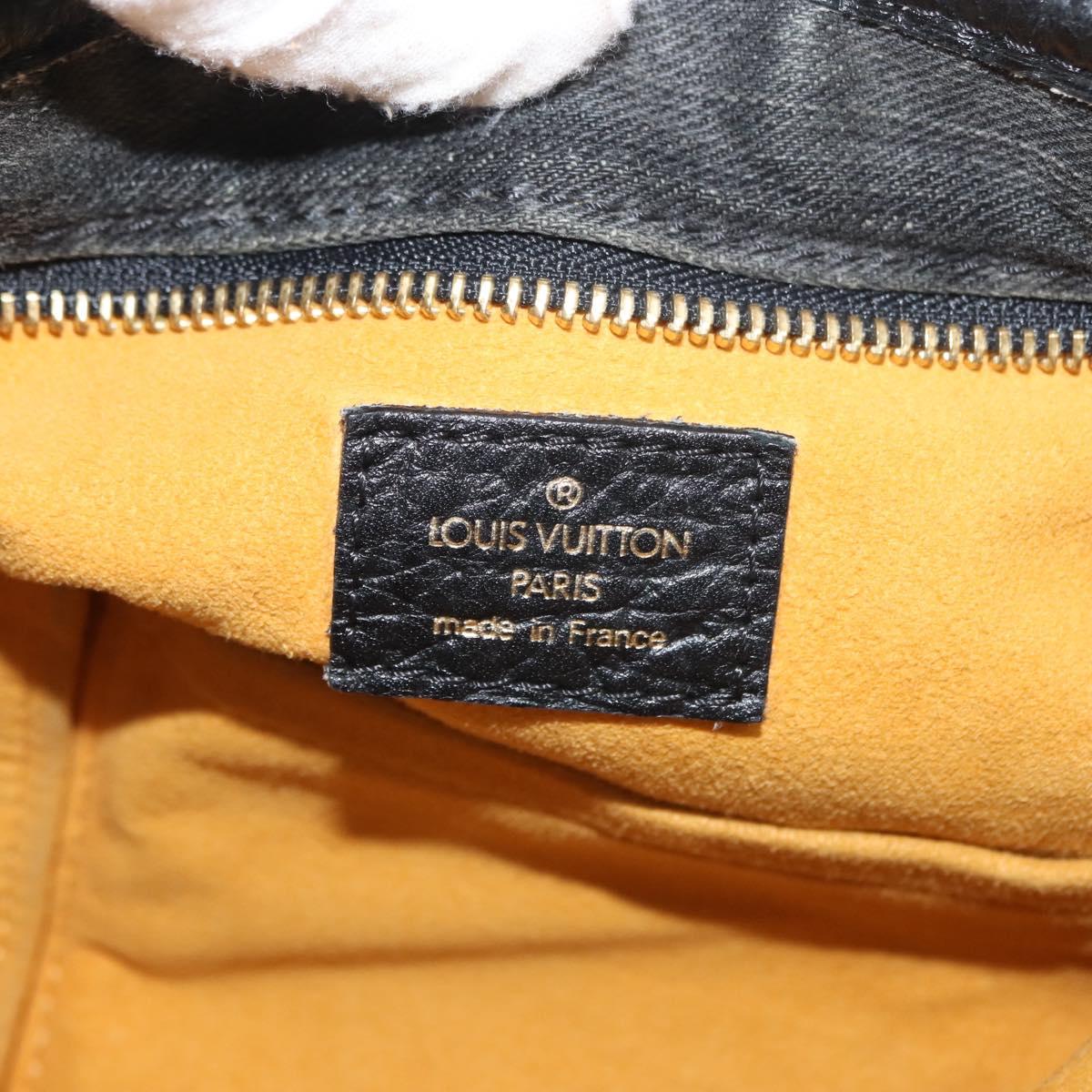 LOUIS VUITTON Monogram Denim Neo Cabby MM Bag 2way Black M95351 LV Auth yk19739