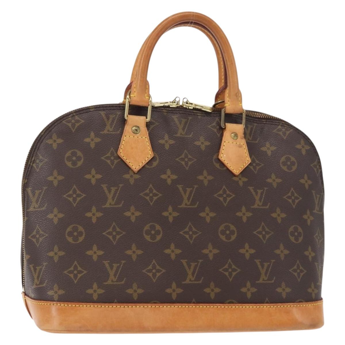 LOUIS VUITTON Monogram Alma Hand Bag M51130 LV Auth yk19761