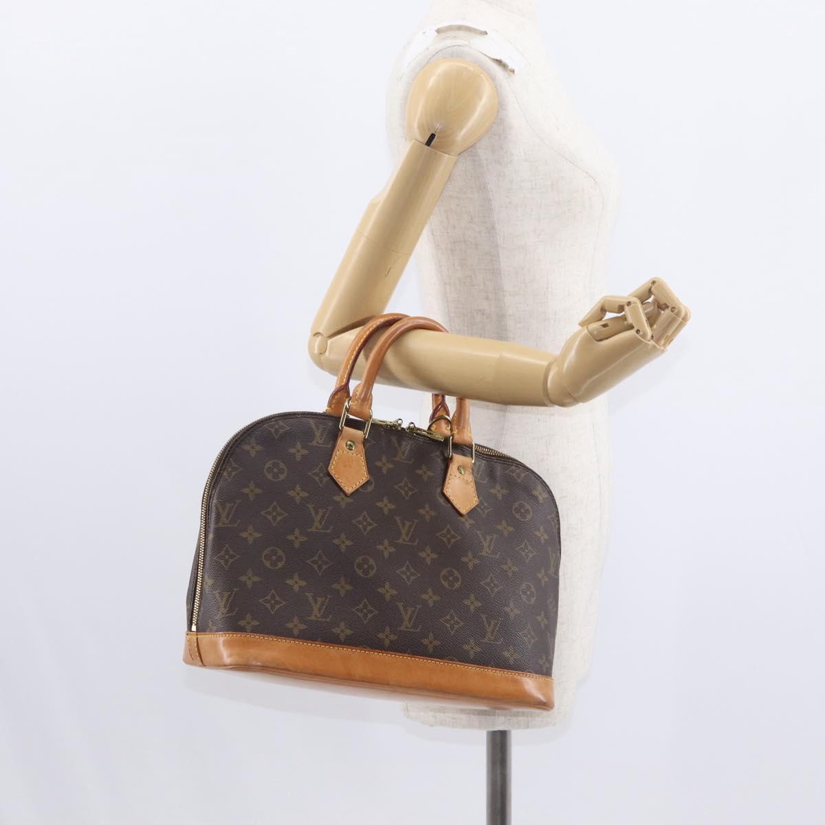 LOUIS VUITTON Monogram Alma Hand Bag M51130 LV Auth yk19761