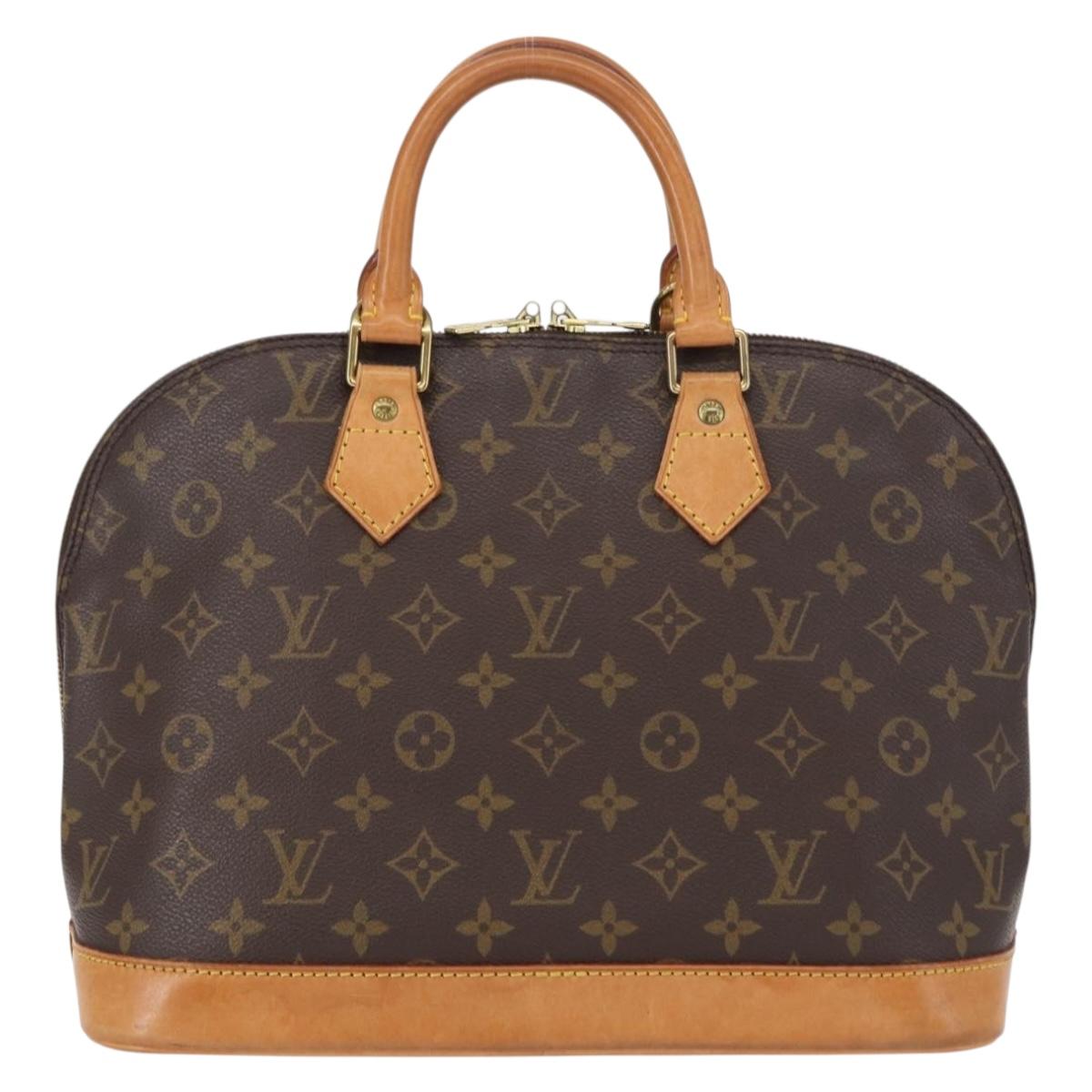 LOUIS VUITTON Monogram Alma Hand Bag M51130 LV Auth yk19761