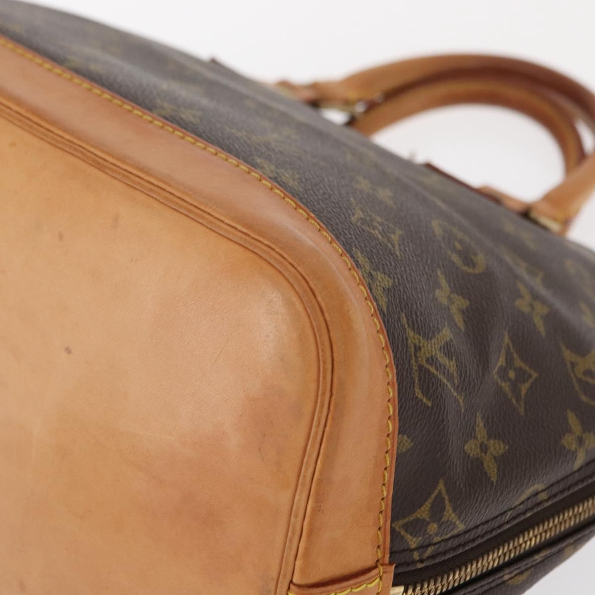 LOUIS VUITTON Monogram Alma Hand Bag M51130 LV Auth yk19766