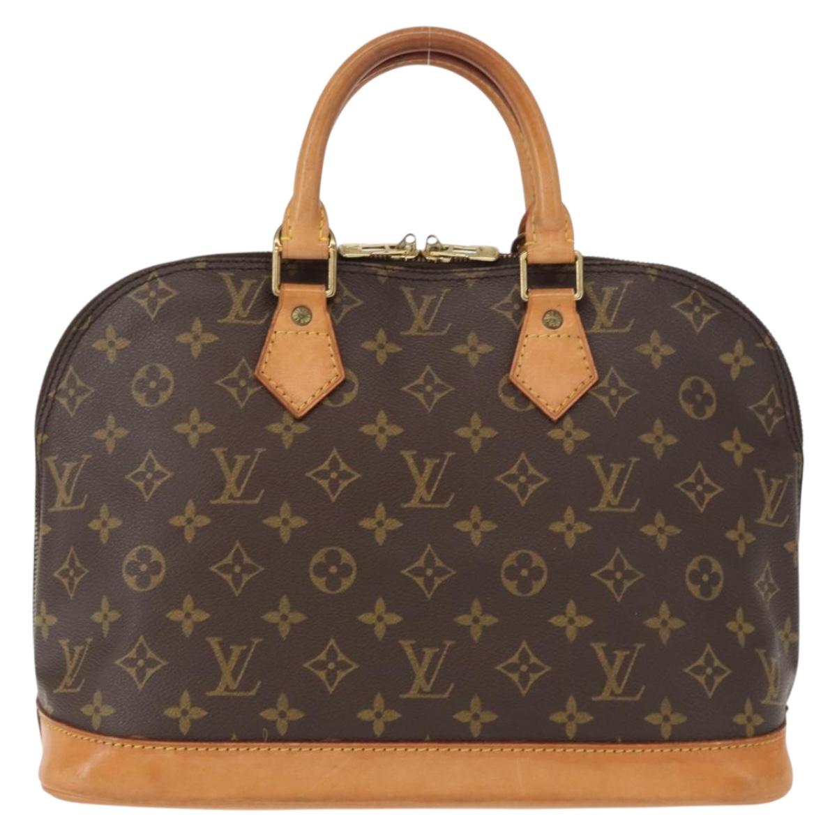 LOUIS VUITTON Monogram Alma Hand Bag M51130 LV Auth yk19766