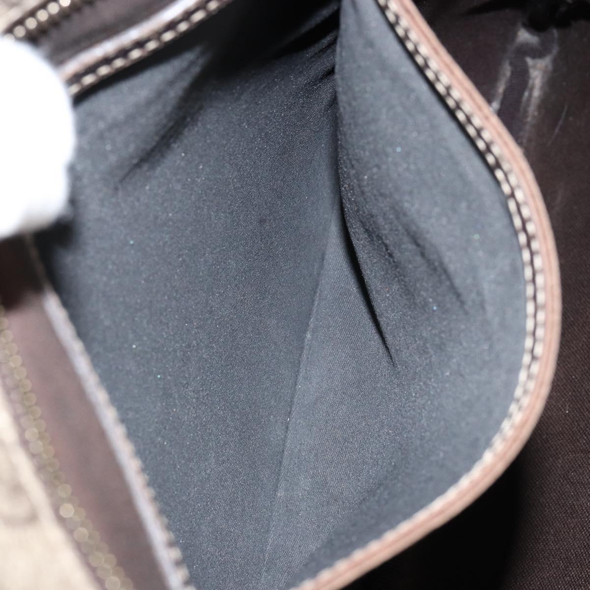 GUCCI GG Supreme Shoulder Bag PVC Beige Gold 201446 Auth yk19779