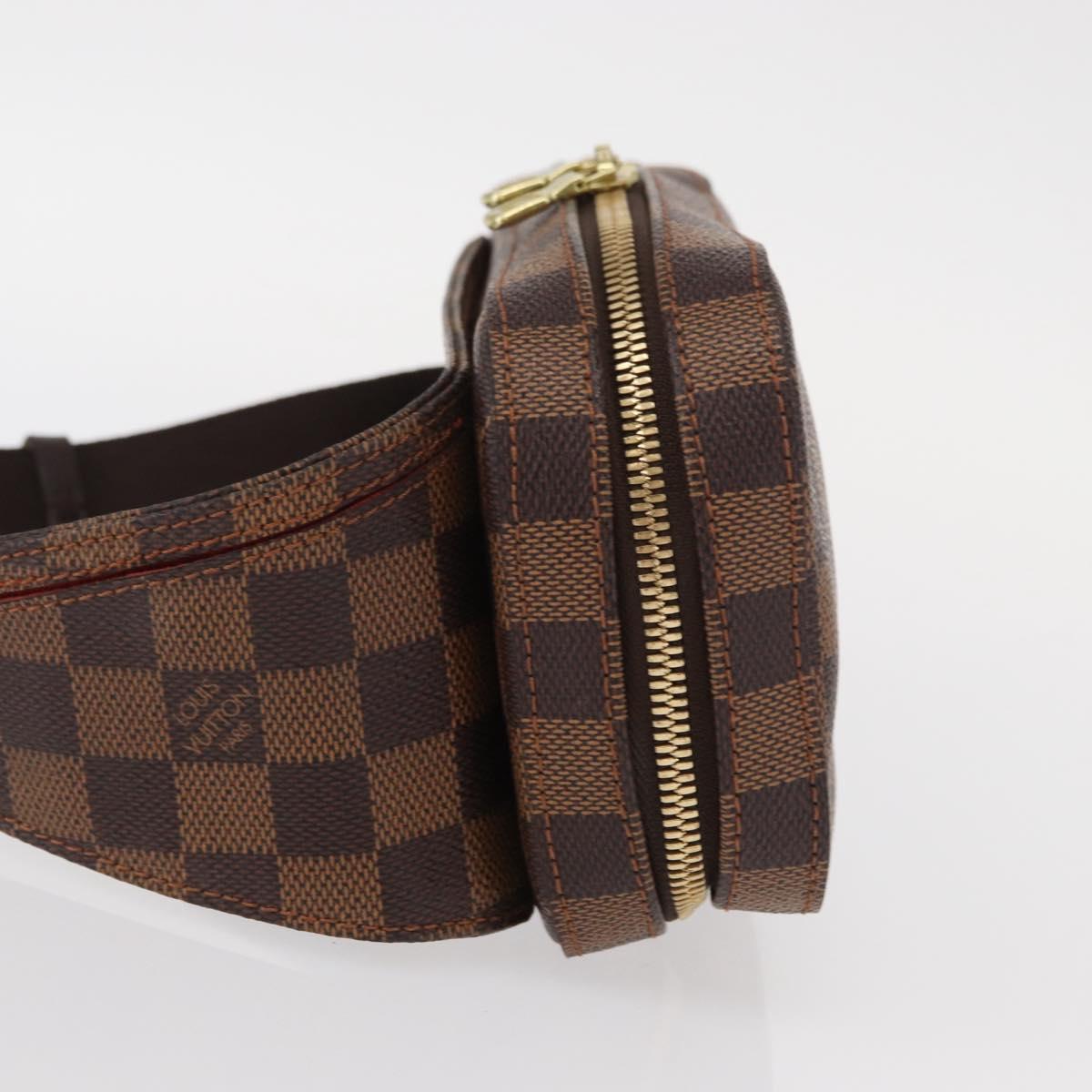 LOUIS VUITTON Damier Ebene Geronimos Shoulder Bag N51994 LV Auth yk19788