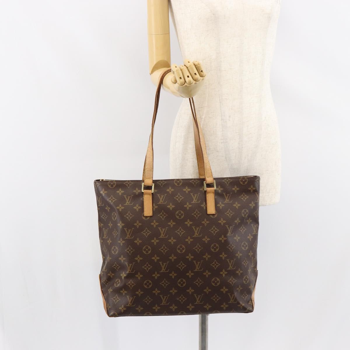 LOUIS VUITTON Monogram Cabas Mezzo Tote Bag M51151 LV Auth yk19804