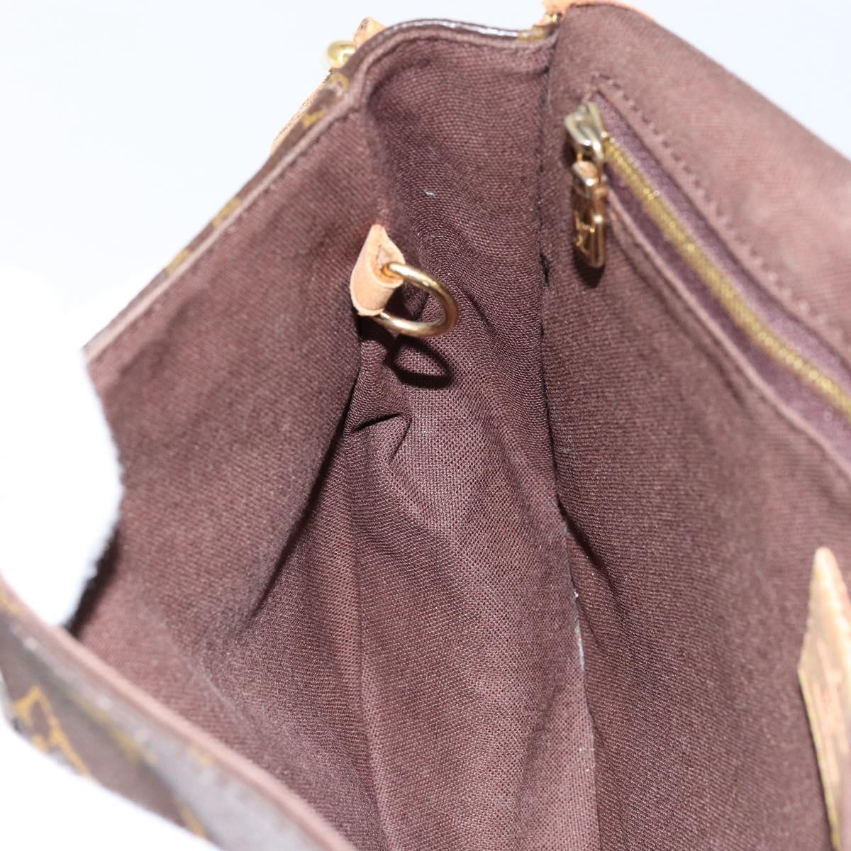 LOUIS VUITTON Monogram Menilmontant PM Shoulder Bag M40474 LV Auth yk19805