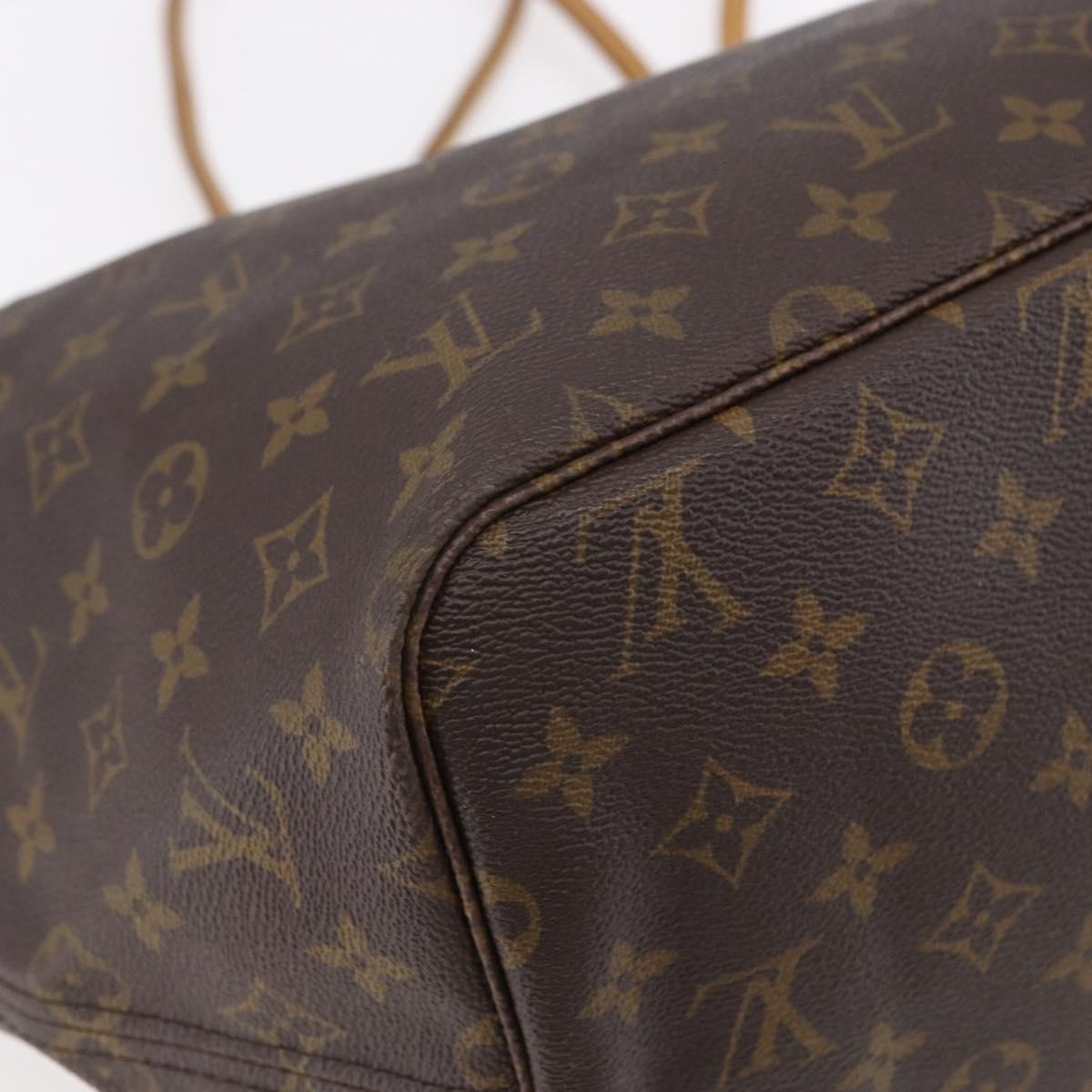 LOUIS VUITTON Monogram Neverfull GM Tote Bag M40157 LV Auth yk19809