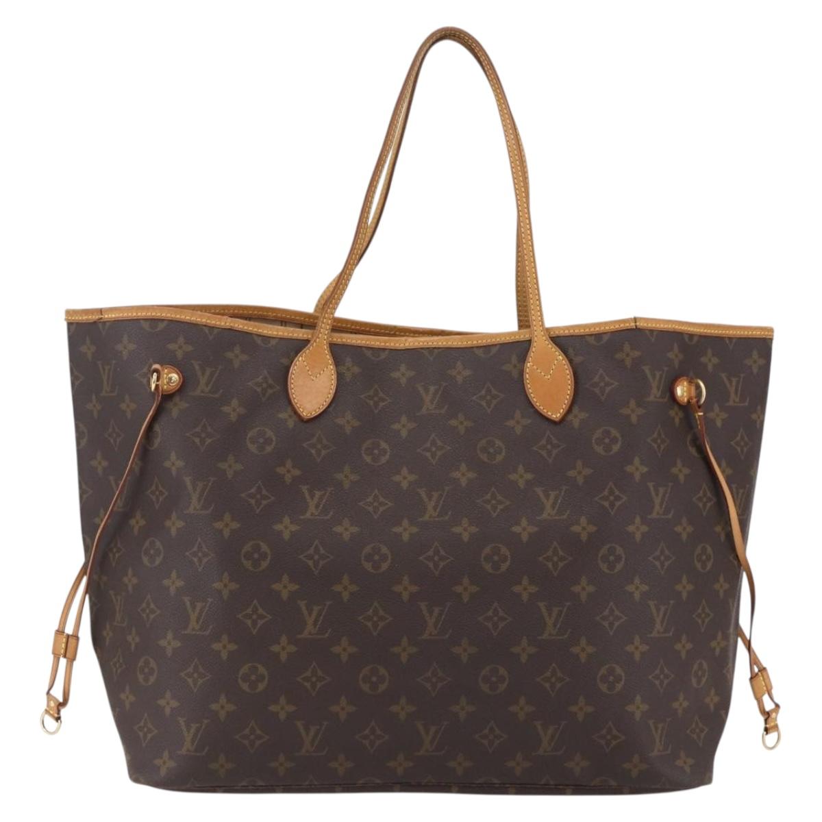 LOUIS VUITTON Monogram Neverfull GM Tote Bag M40157 LV Auth yk19809