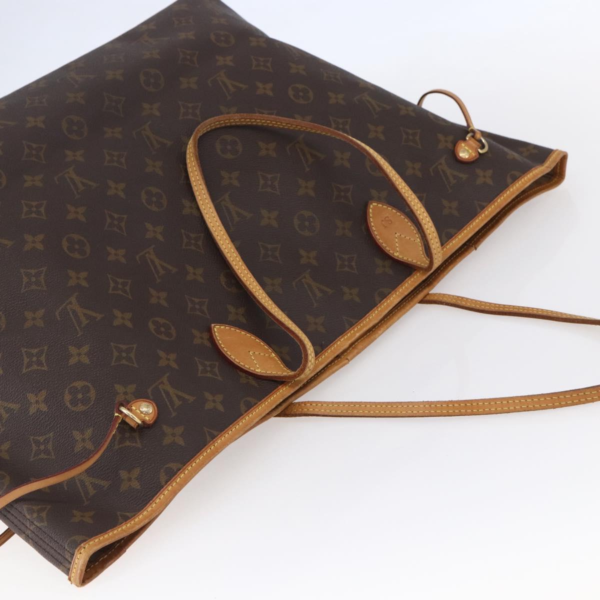 LOUIS VUITTON Monogram Neverfull GM Tote Bag M40157 LV Auth yk19809