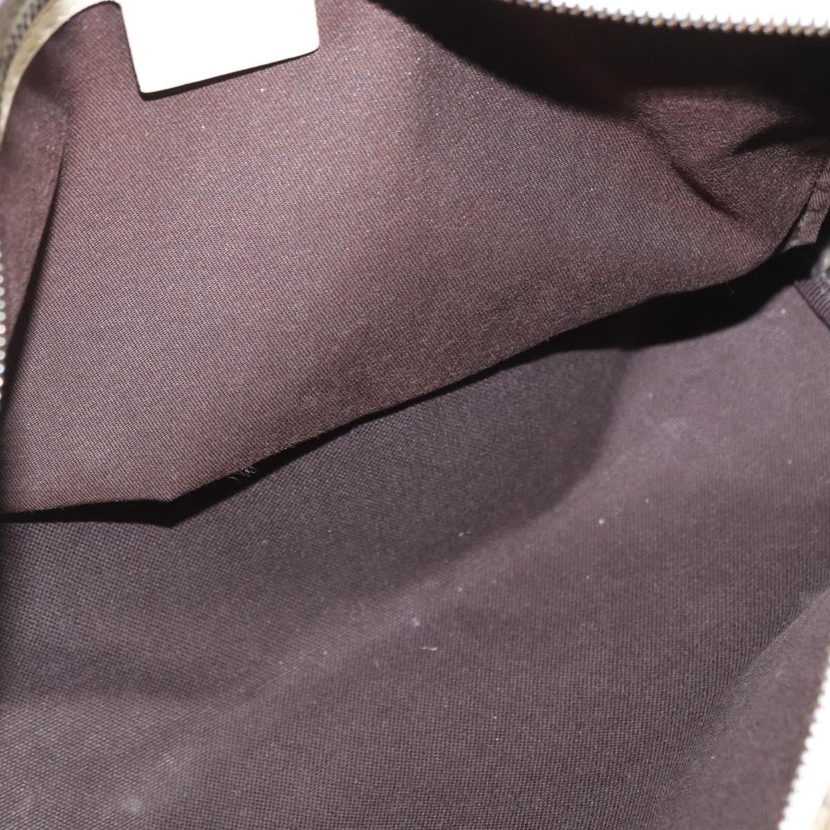 GUCCI GG Supreme Tote Bag PVC Beige 211138 Auth yk19814