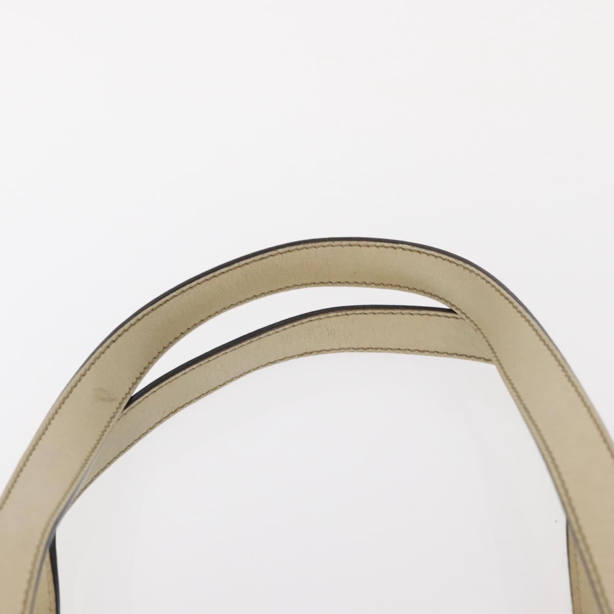 GUCCI GG Supreme Tote Bag PVC Beige 211138 Auth yk19814