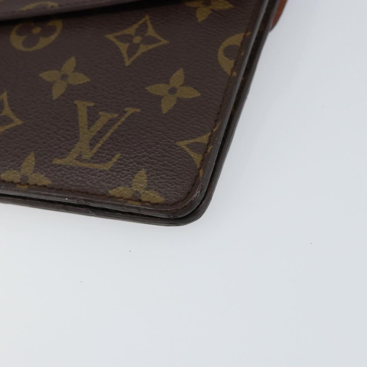 LOUIS VUITTON Monogram Double Rabat Shoulder Bag M51815 LV Auth yk19818