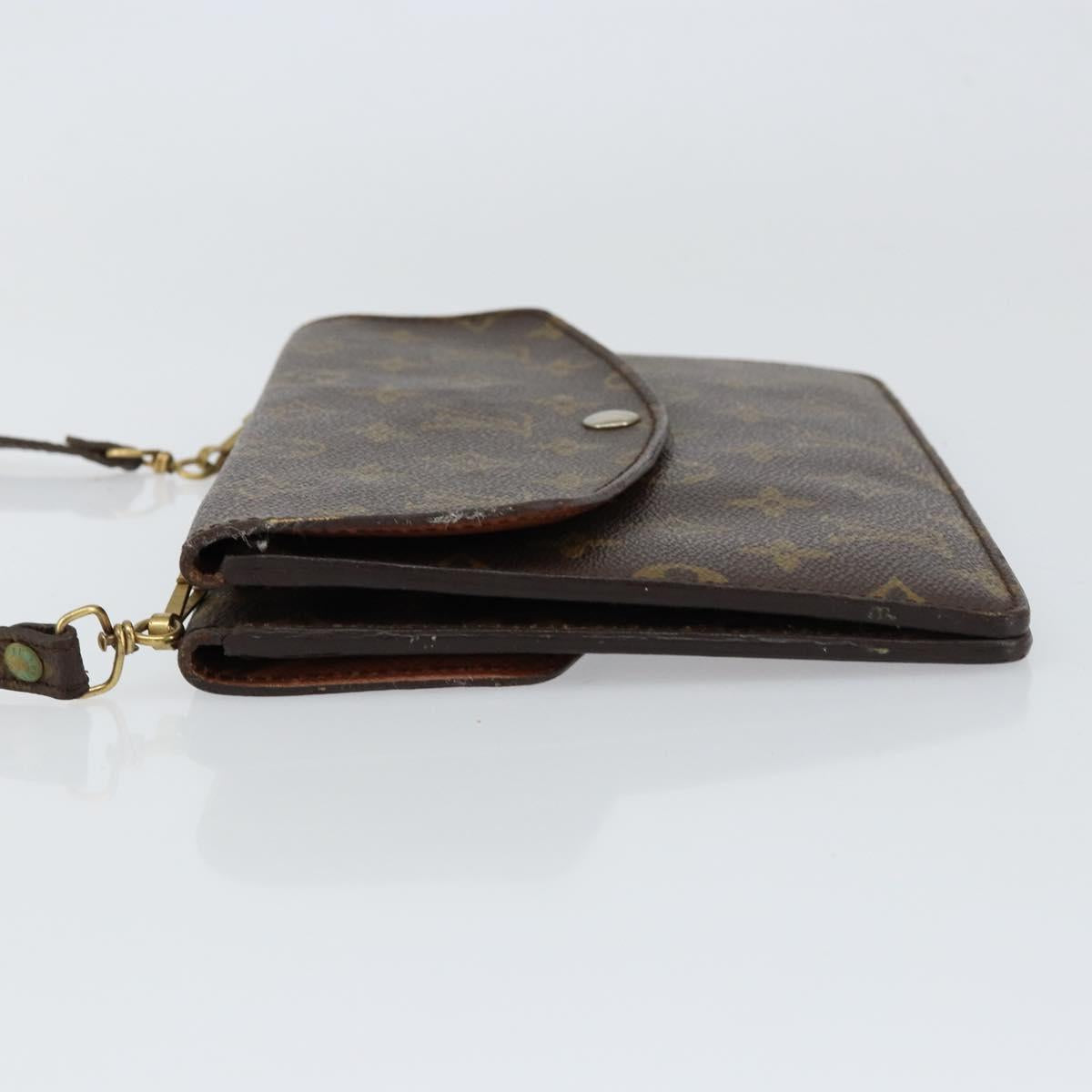 LOUIS VUITTON Monogram Double Rabat Shoulder Bag M51815 LV Auth yk19818