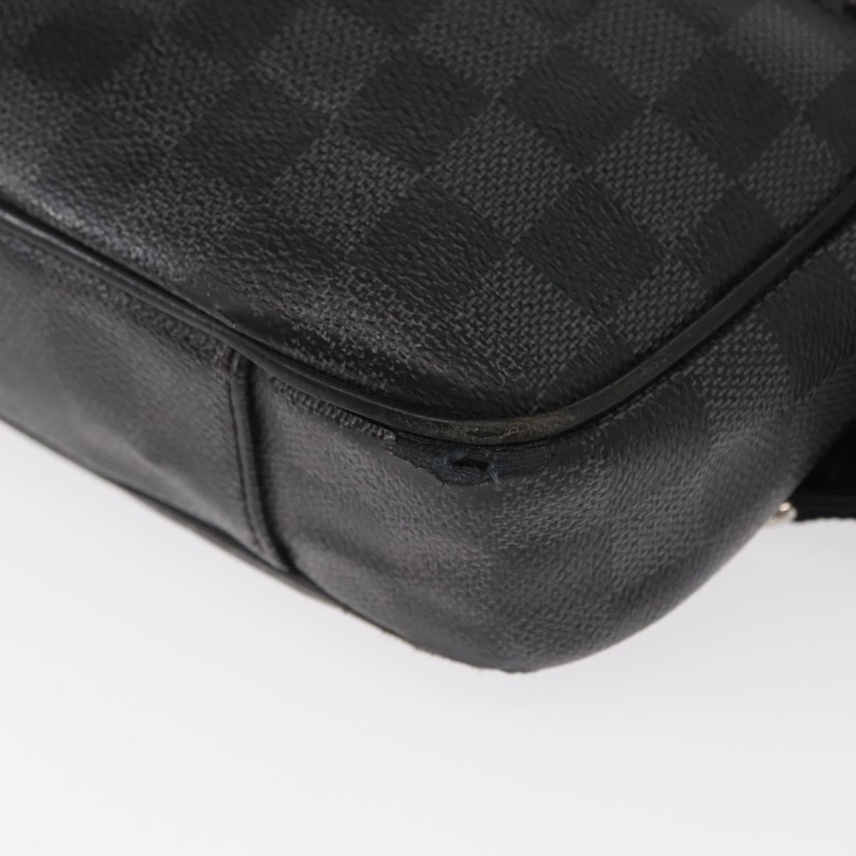LOUIS VUITTON Damier Graphite Ambreil Shoulder Bag N41289 LV Auth yk19819