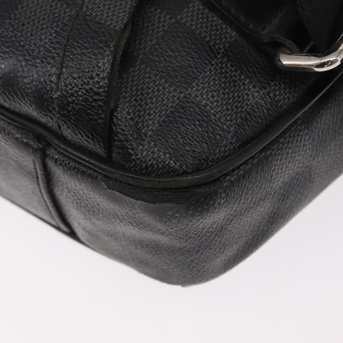 LOUIS VUITTON Damier Graphite Ambreil Shoulder Bag N41289 LV Auth yk19819