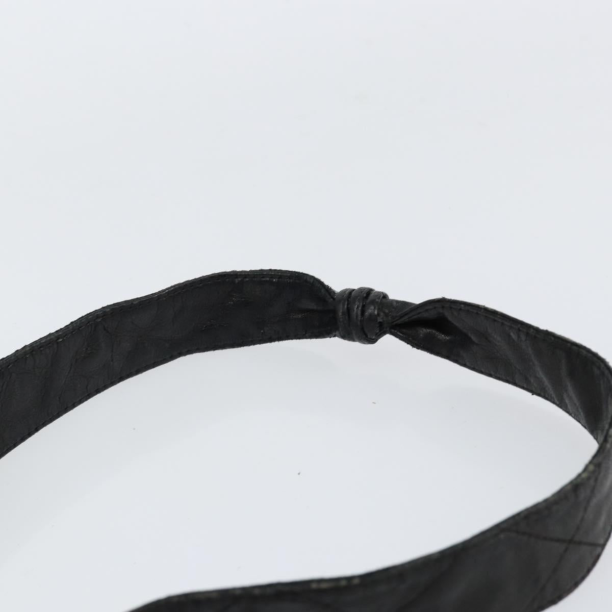 CHANEL Matelasse Shoulder Bag Lamb Skin Black Gold CC Auth yk19820