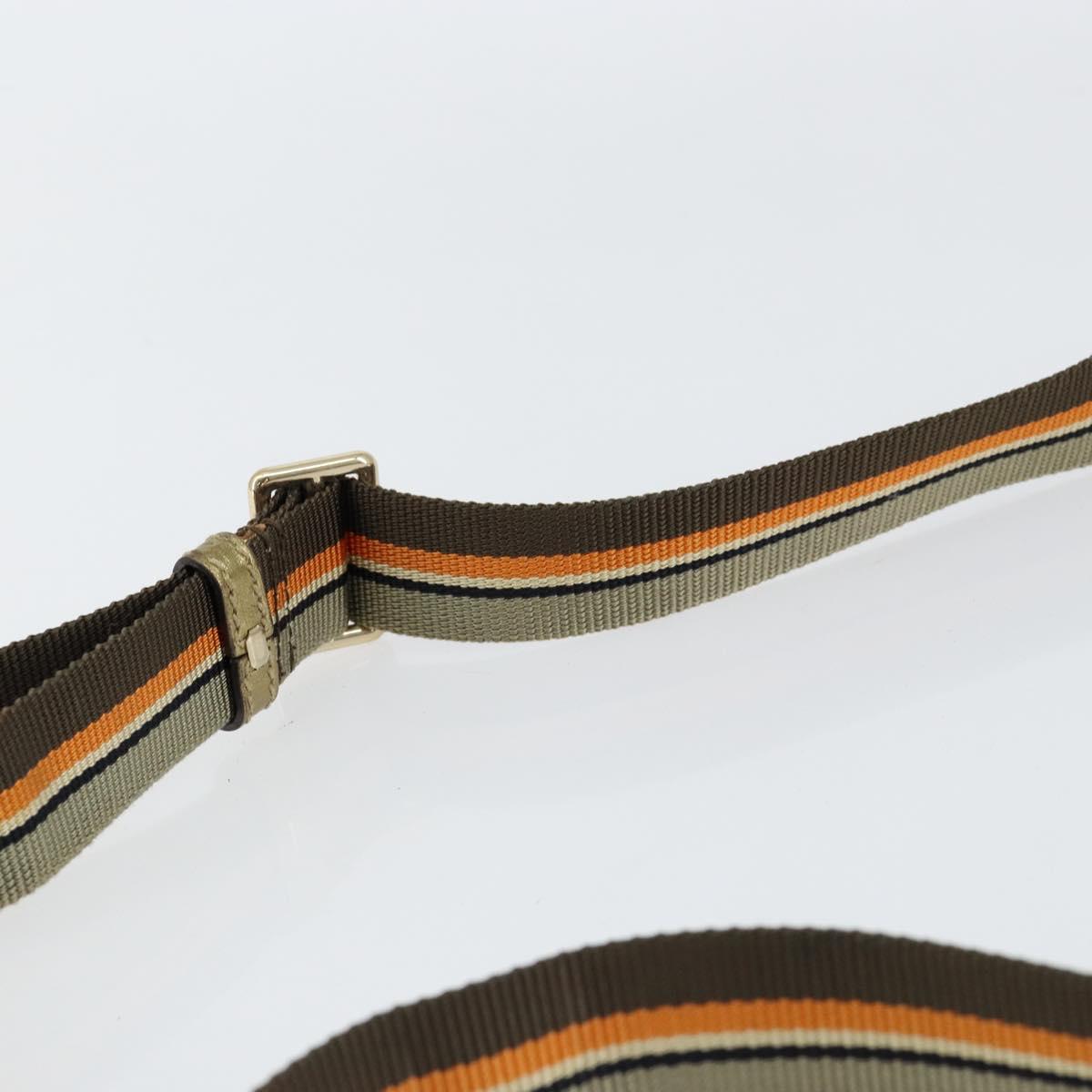 GUCCI GG Crystal Shoulder Bag Beige Gold 189749 Auth yk19824