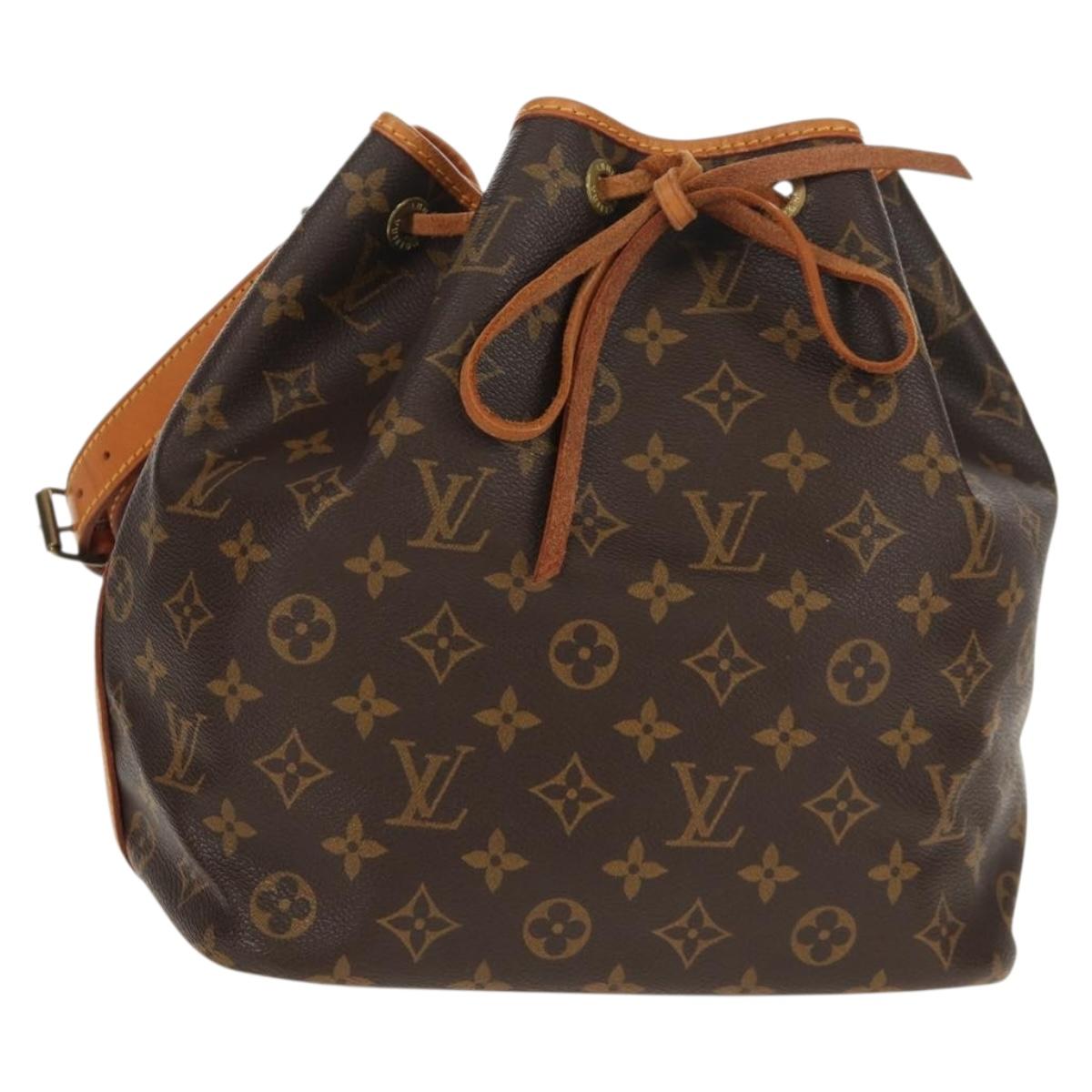 LOUIS VUITTON Monogram Petit Noe Shoulder Bag M42226 LV Auth yk19830V