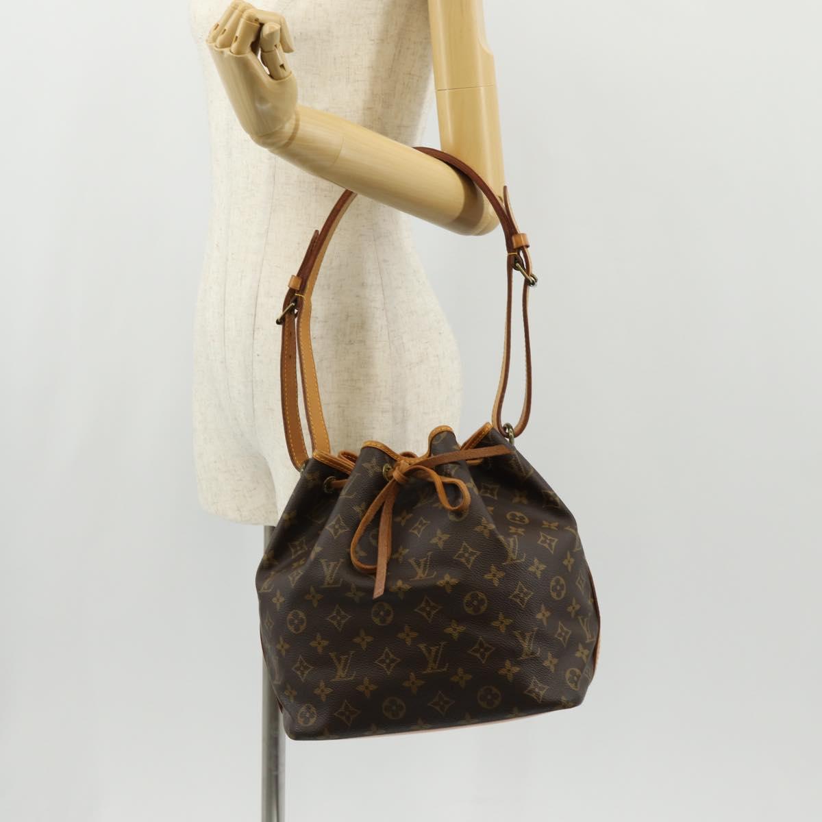 LOUIS VUITTON Monogram Petit Noe Shoulder Bag M42226 LV Auth yk19830V