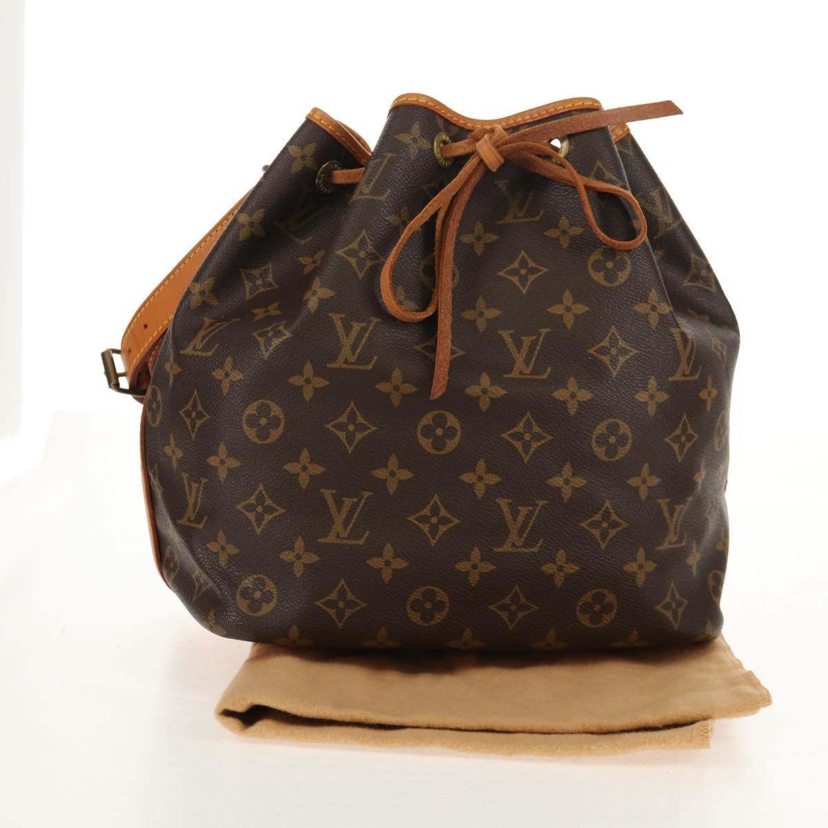 LOUIS VUITTON Monogram Petit Noe Shoulder Bag M42226 LV Auth yk19830V