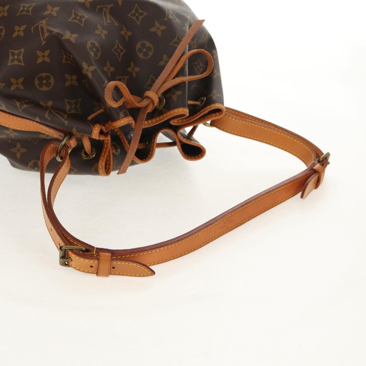 LOUIS VUITTON Monogram Petit Noe Shoulder Bag M42226 LV Auth yk19830V