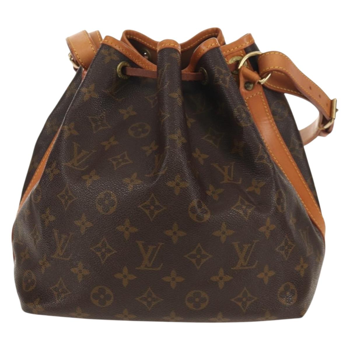 LOUIS VUITTON Monogram Petit Noe Shoulder Bag M42226 LV Auth yk19831V