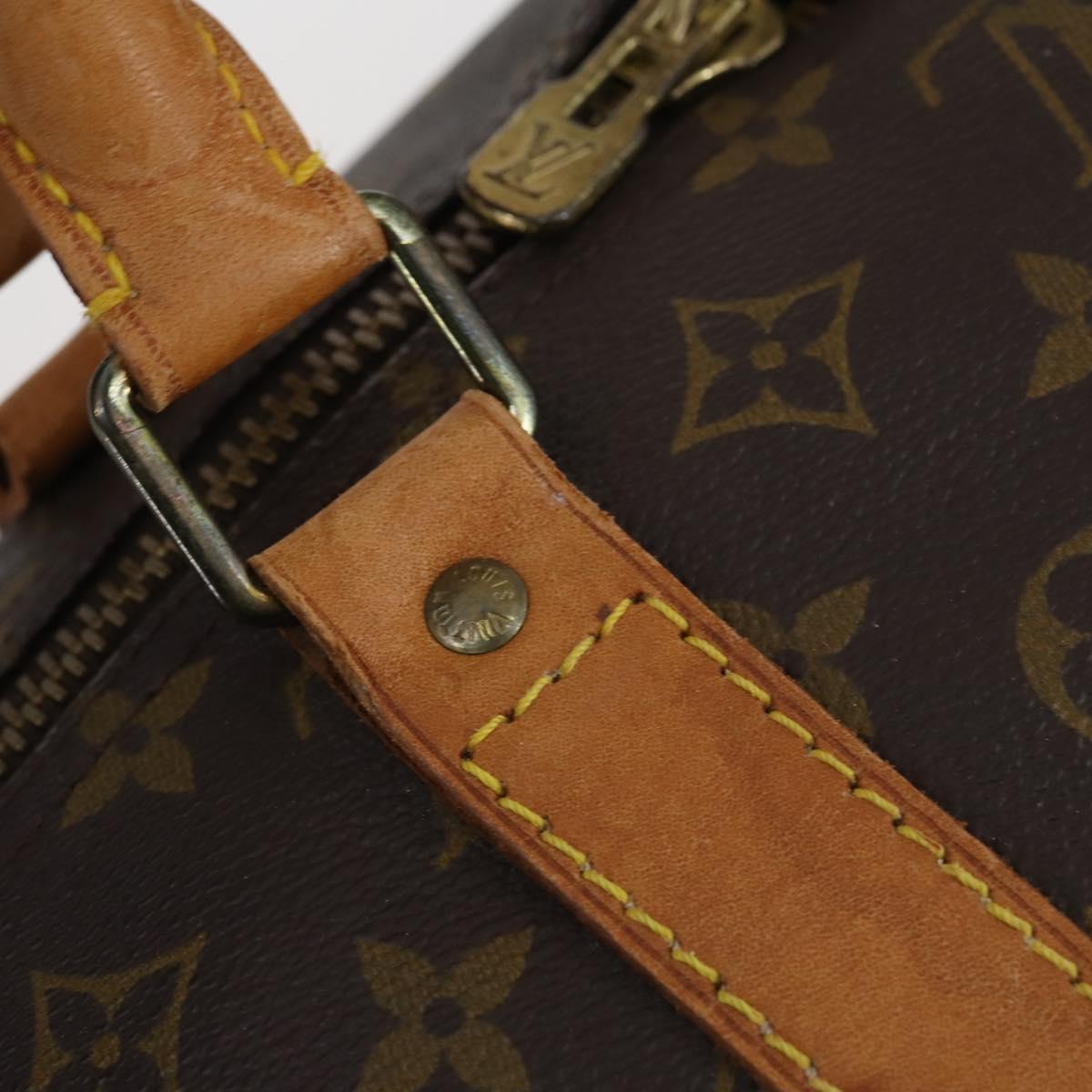 LOUIS VUITTON Monogram Keepall 60 Boston Bag M41422 LV Auth yk19835