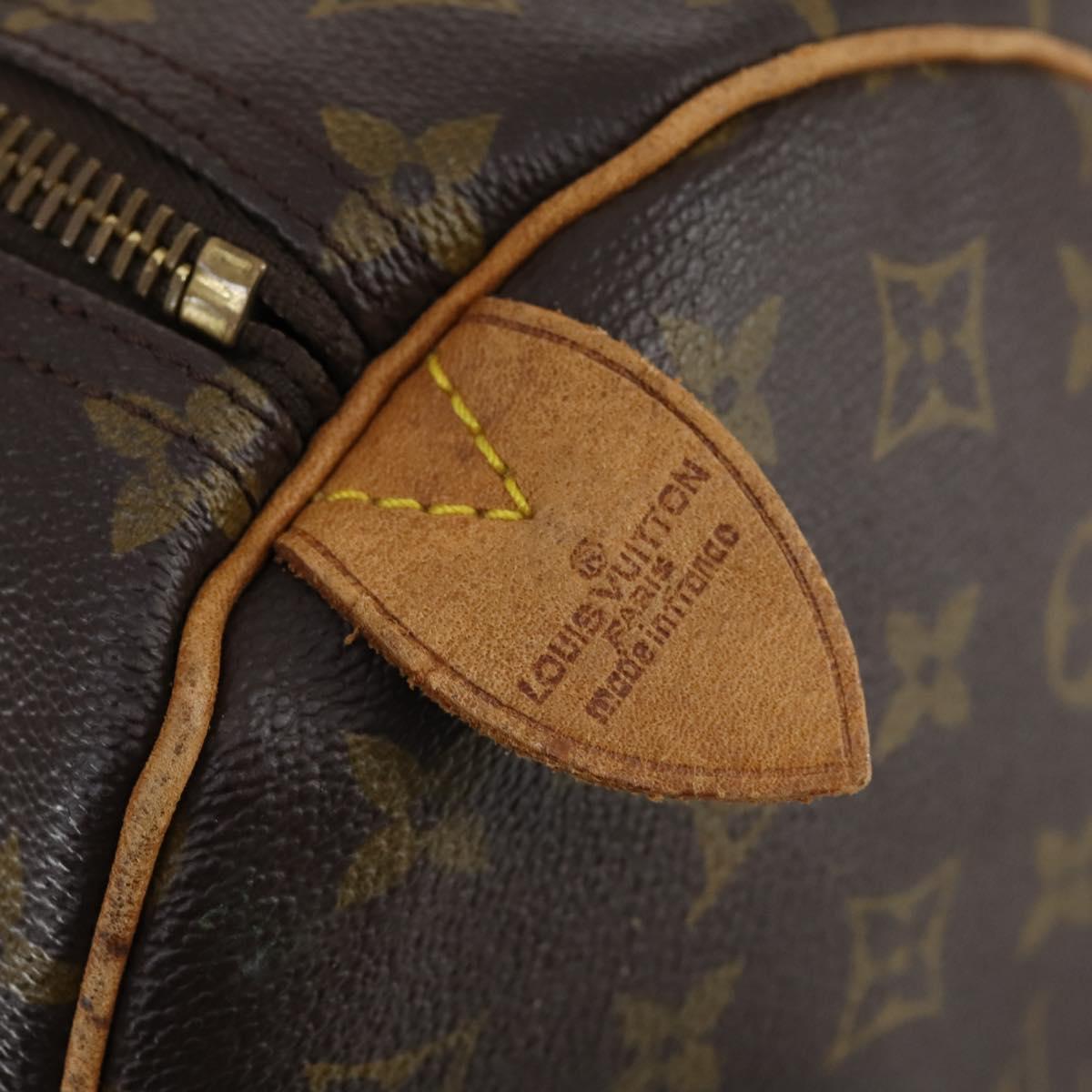 LOUIS VUITTON Monogram Keepall 60 Boston Bag M41422 LV Auth yk19835