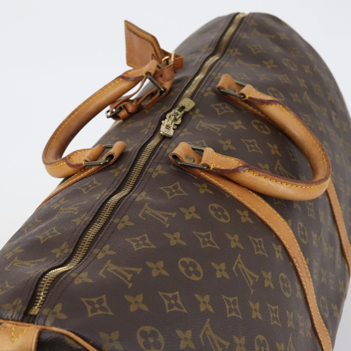 LOUIS VUITTON Monogram Keepall 60 Boston Bag M41422 LV Auth yk19835