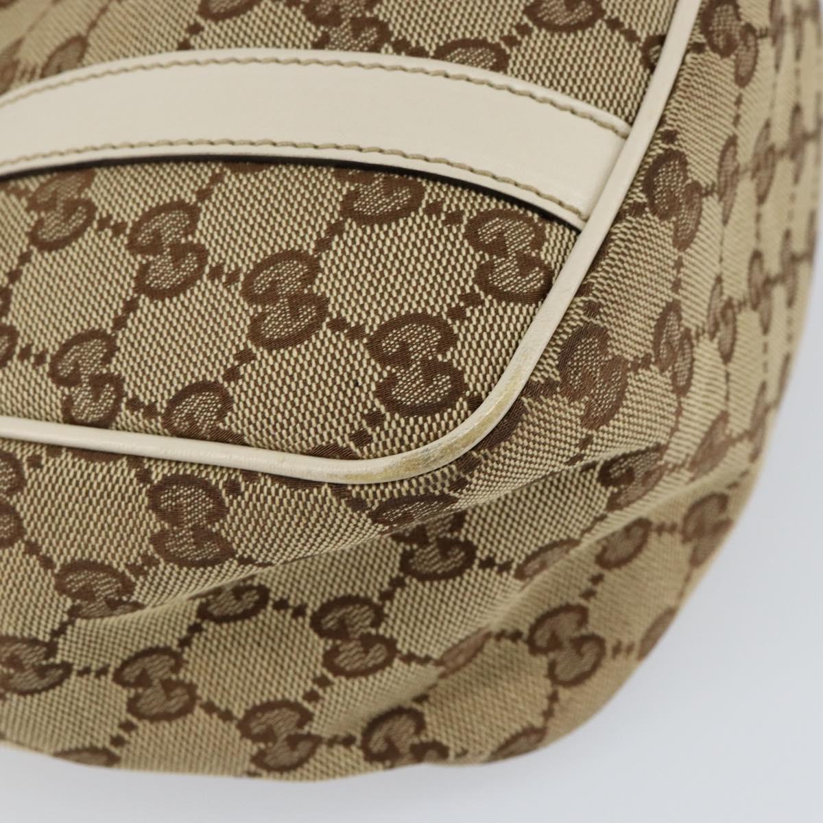 GUCCI GG Canvas GG Twins Tote Bag Beige Gold 232963 Auth yk19838