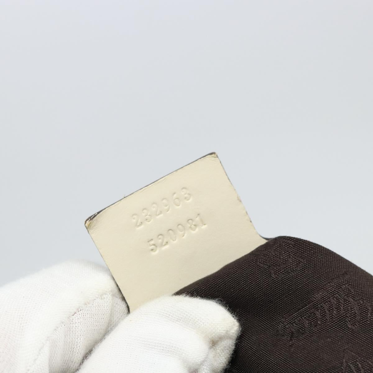 GUCCI GG Canvas GG Twins Tote Bag Beige Gold 232963 Auth yk19838