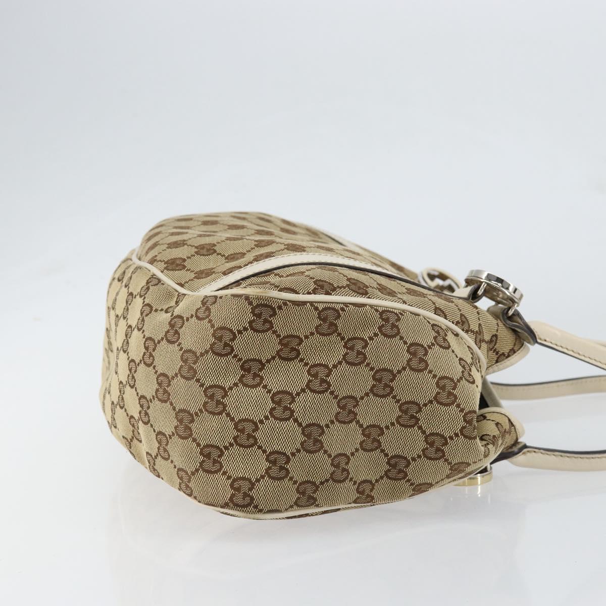 GUCCI GG Canvas GG Twins Tote Bag Beige Gold 232963 Auth yk19838