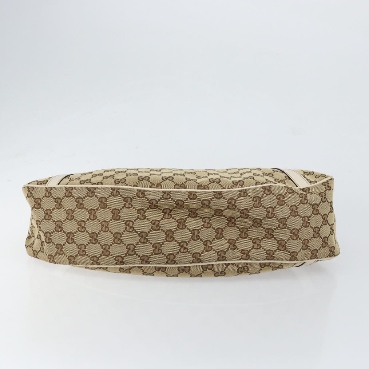 GUCCI GG Canvas GG Twins Tote Bag Beige Gold 232963 Auth yk19838