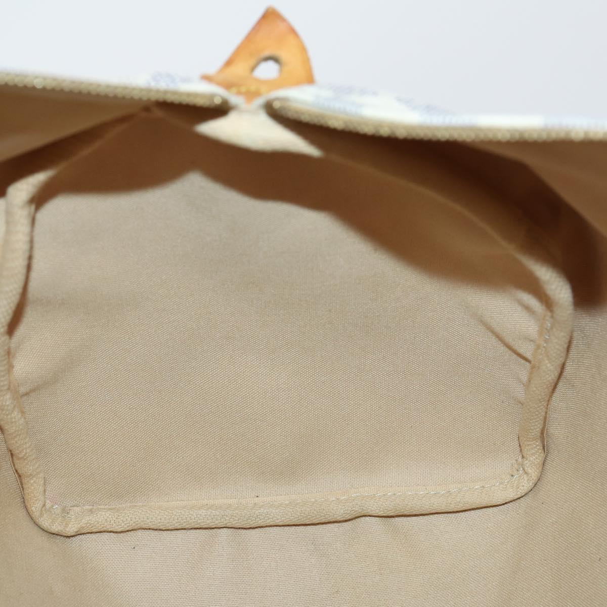 LOUIS VUITTON Damier Azur Speedy 35 Hand Bag N41535 LV Auth yk19840