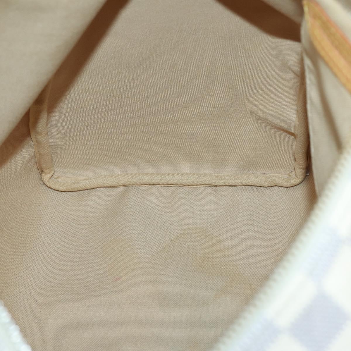 LOUIS VUITTON Damier Azur Speedy 35 Hand Bag N41535 LV Auth yk19840