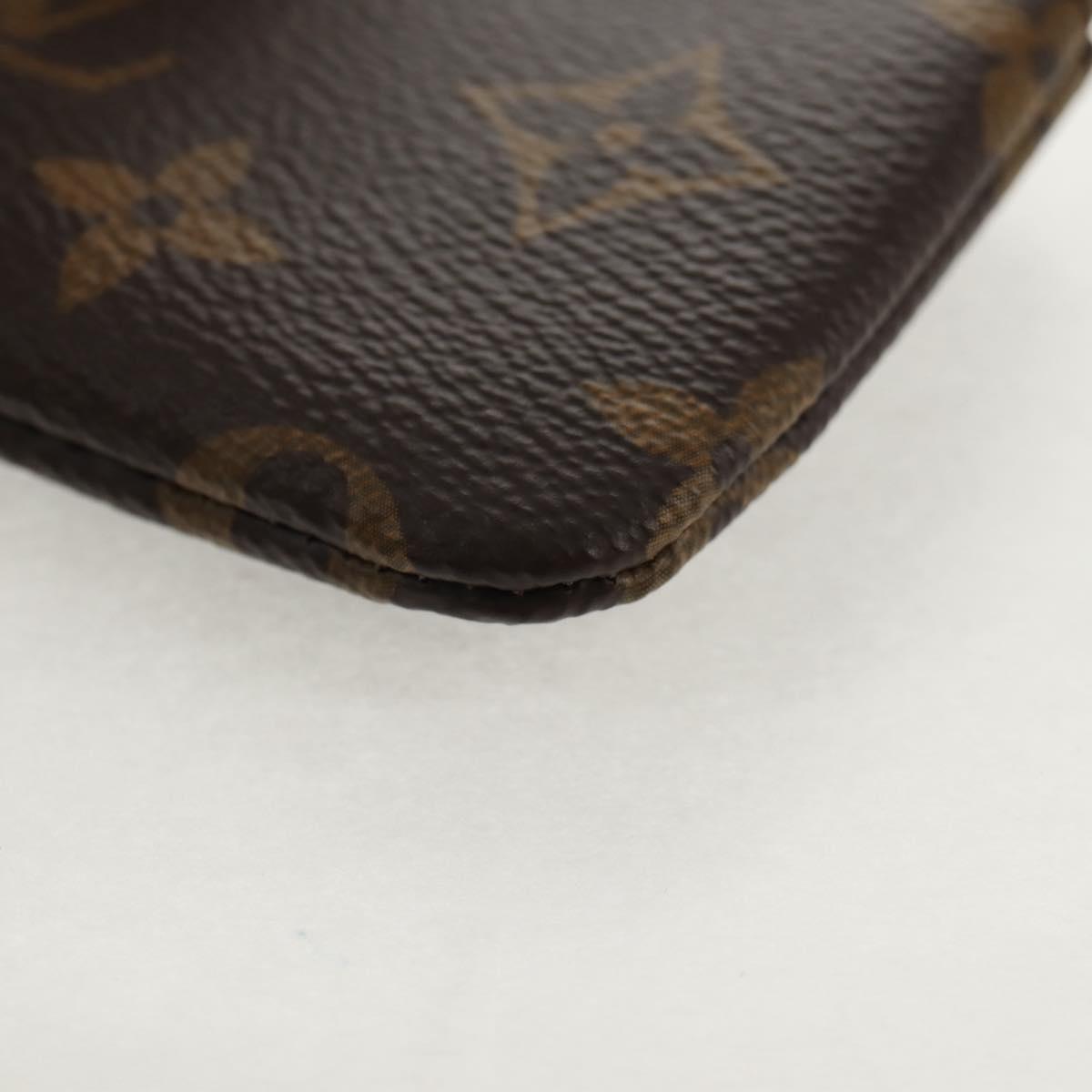 LOUIS VUITTON Monogram Pochette Cles Coin Purse M60033 LV Auth yk19849V