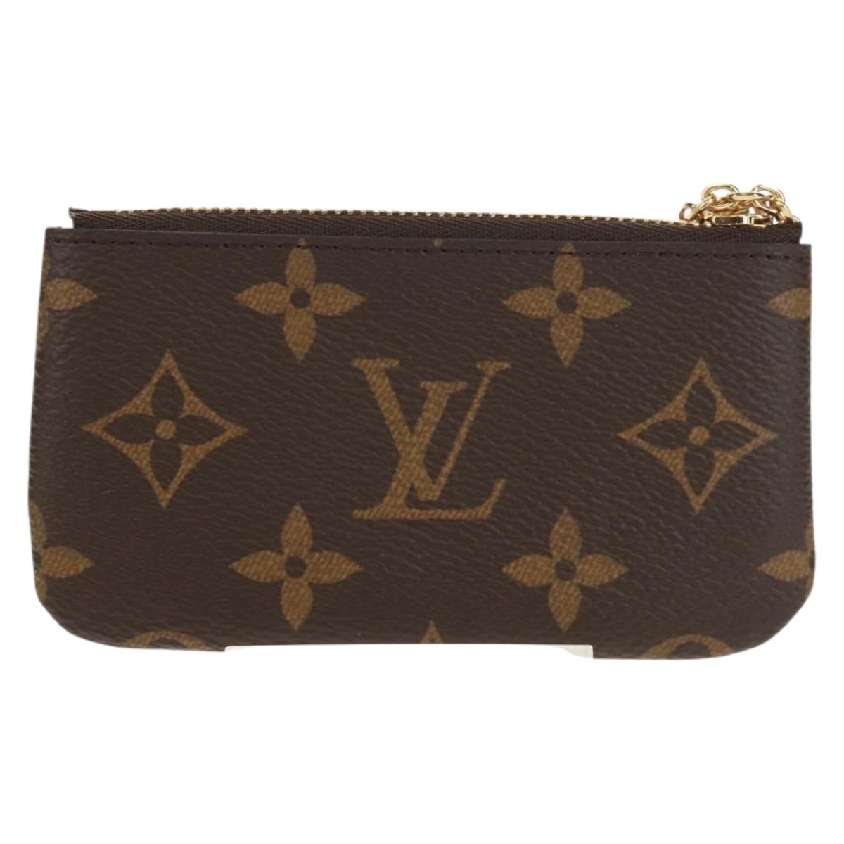 LOUIS VUITTON Monogram Pochette Cles Coin Purse M60033 LV Auth yk19849A
