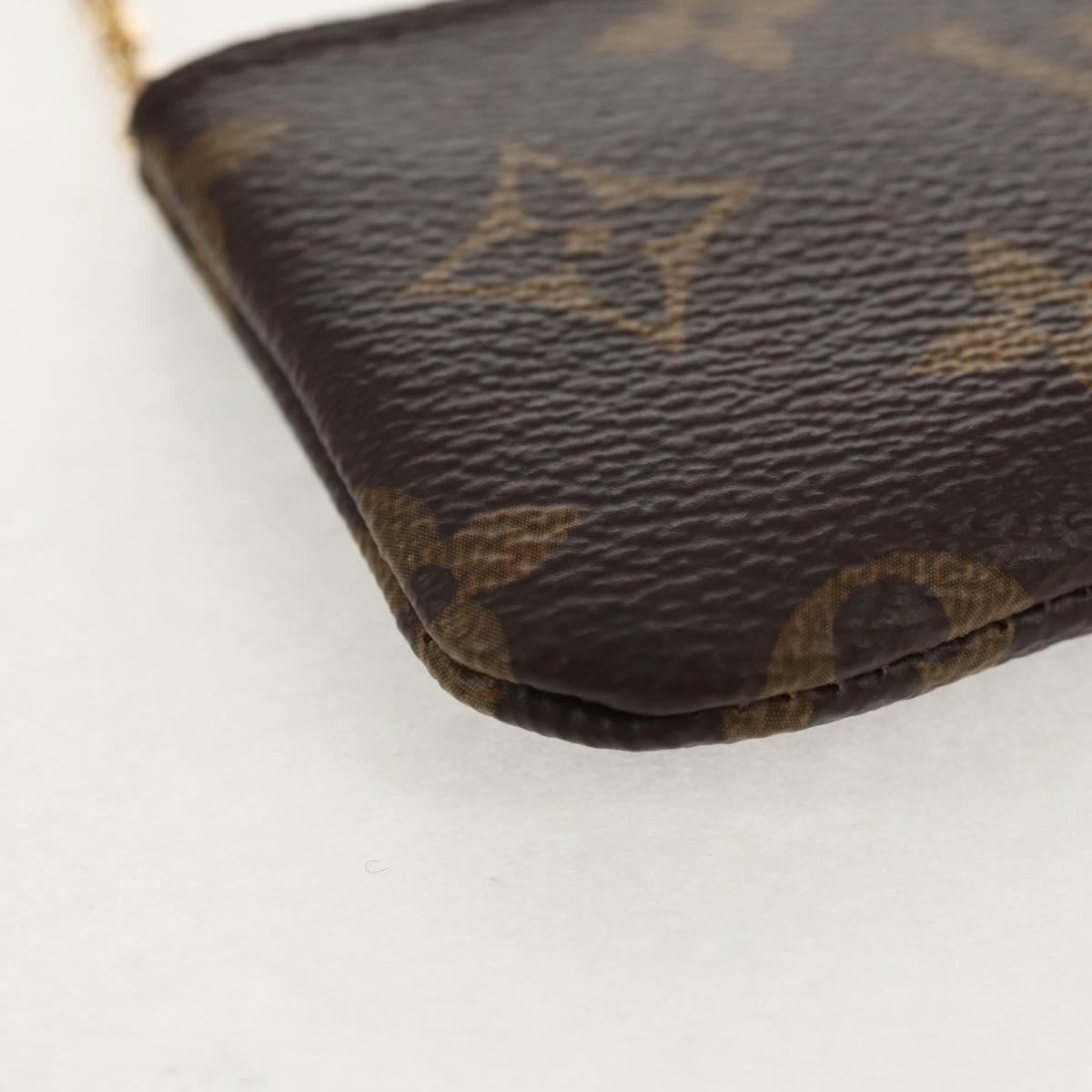 LOUIS VUITTON Monogram Pochette Cles Coin Purse M60033 LV Auth yk19849A