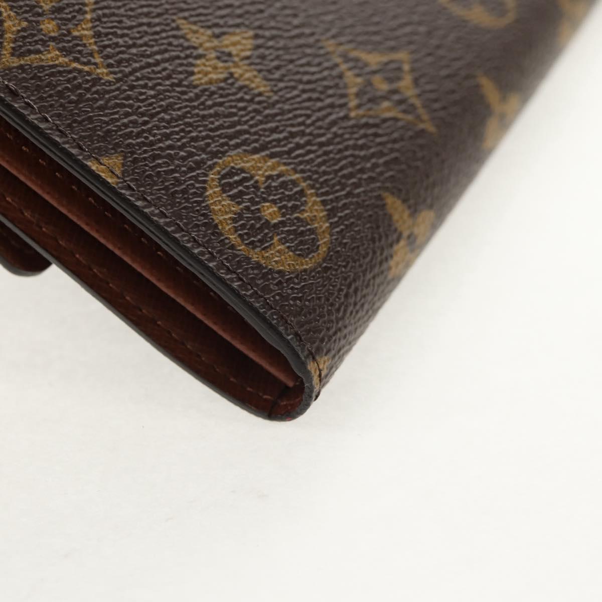 LOUIS VUITTON Pochette Porte Monnaie Credit Long Wallet M61726 LV Auth yk19850V