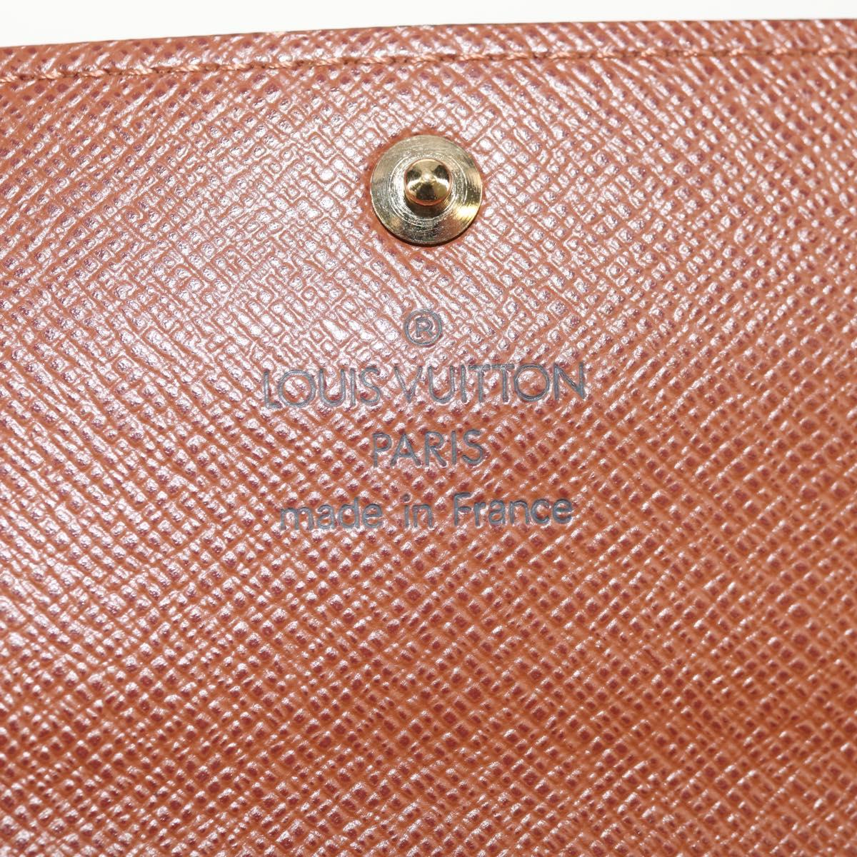 LOUIS VUITTON Pochette Porte Monnaie Credit Long Wallet M61726 LV Auth yk19850V