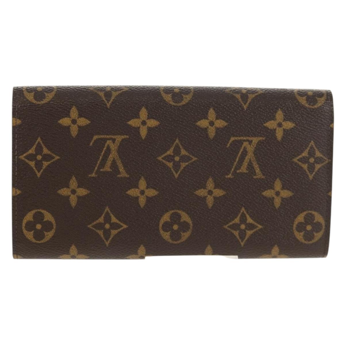 LOUIS VUITTON Pochette Porte Monnaie Credit Long Wallet M61726 LV Auth yk19850V