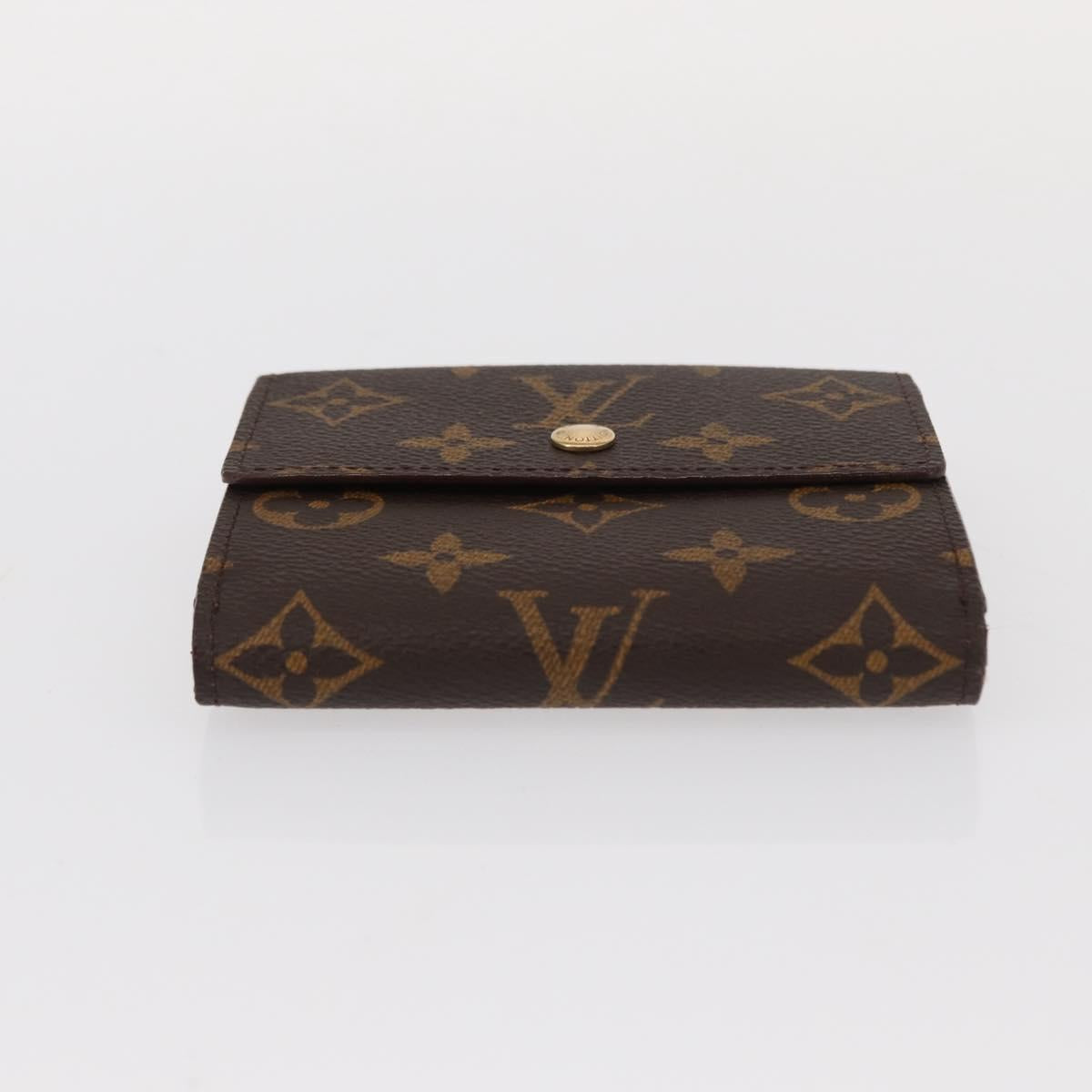 LOUIS VUITTON Monogram Portefeuille Elise Trifold Wallet M61654 LV Auth yk19851