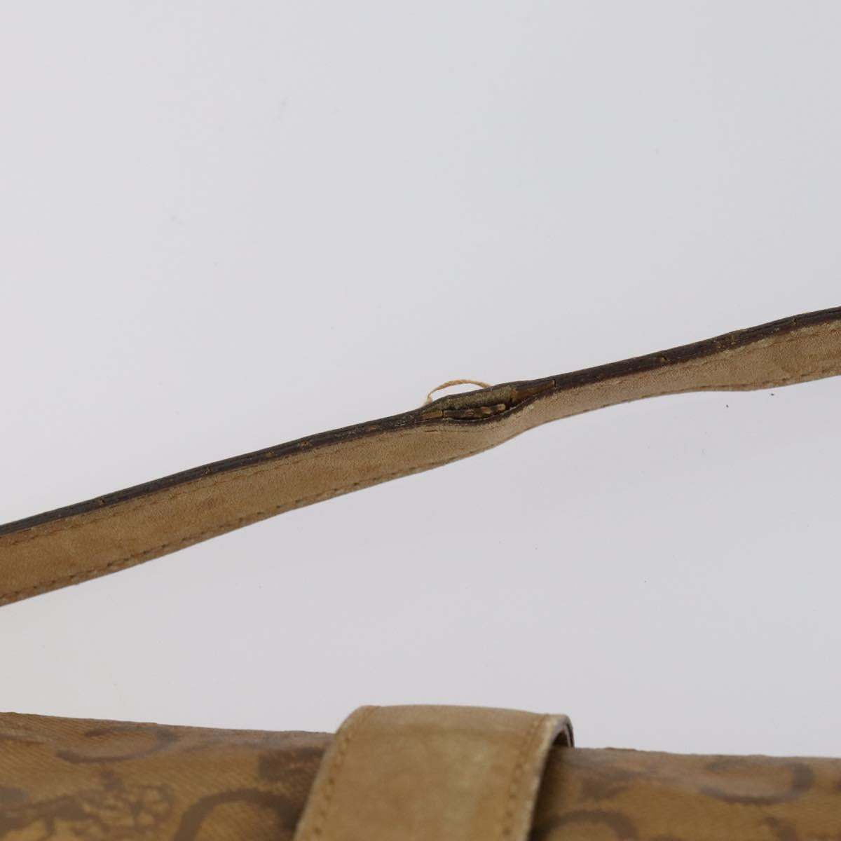 CELINE Salvatore Ferragamo Chloe Bag Leather 3 Set Beige Brown Auth yk19853