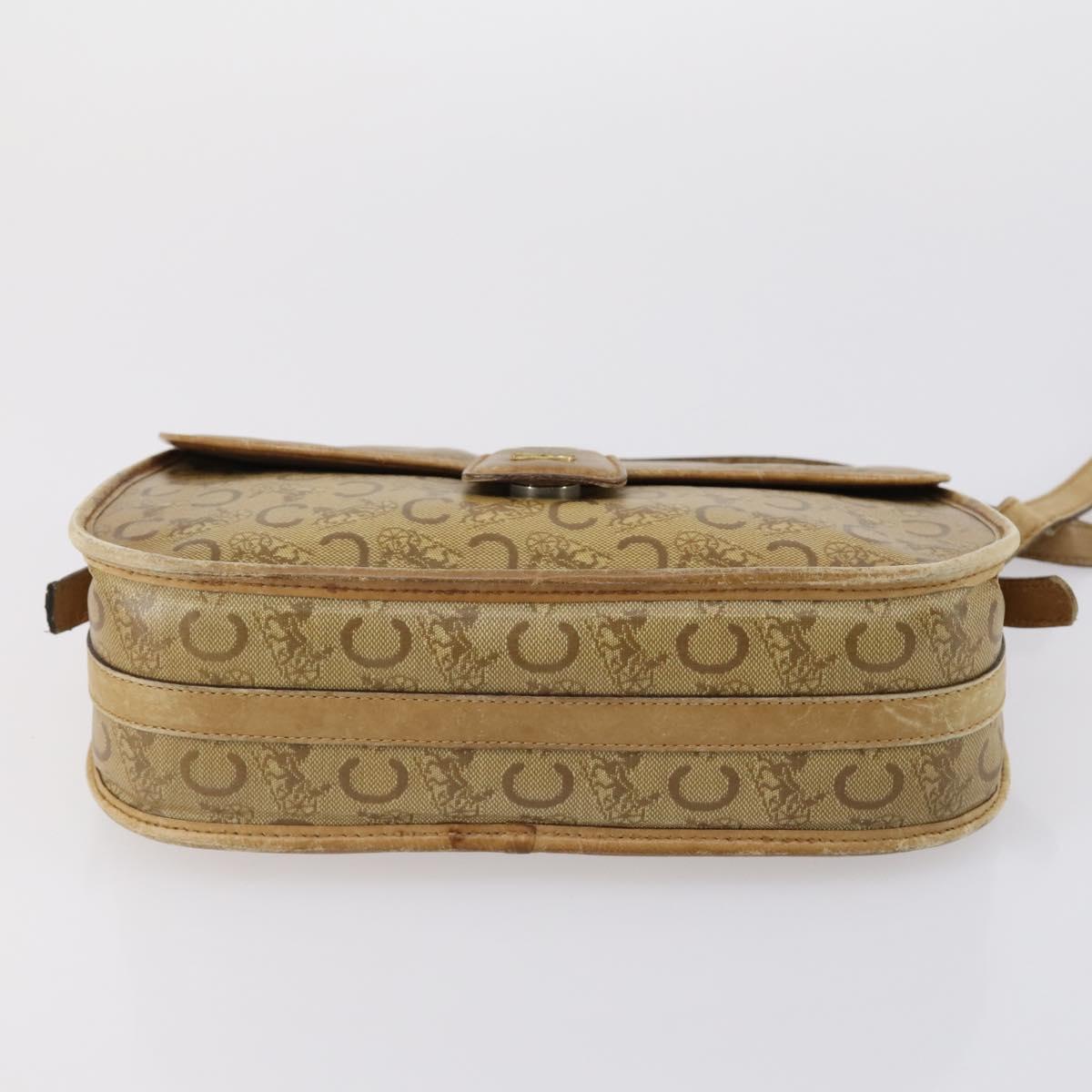 CELINE Salvatore Ferragamo Chloe Bag Leather 3 Set Beige Brown Auth yk19853