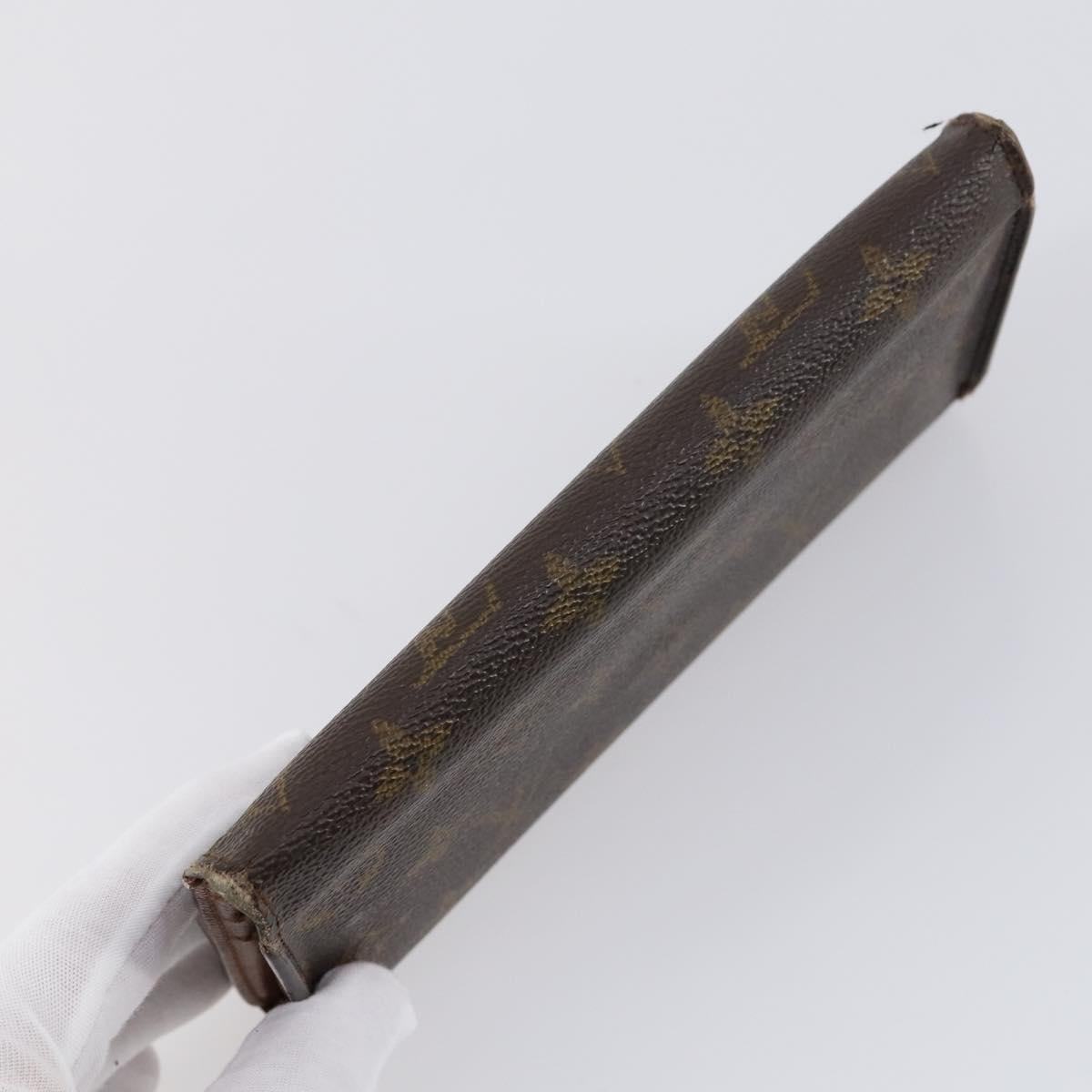 LOUIS VUITTON Monogram Epi Vernis Wallet 5 Set Black Amarante LV Auth yk19854