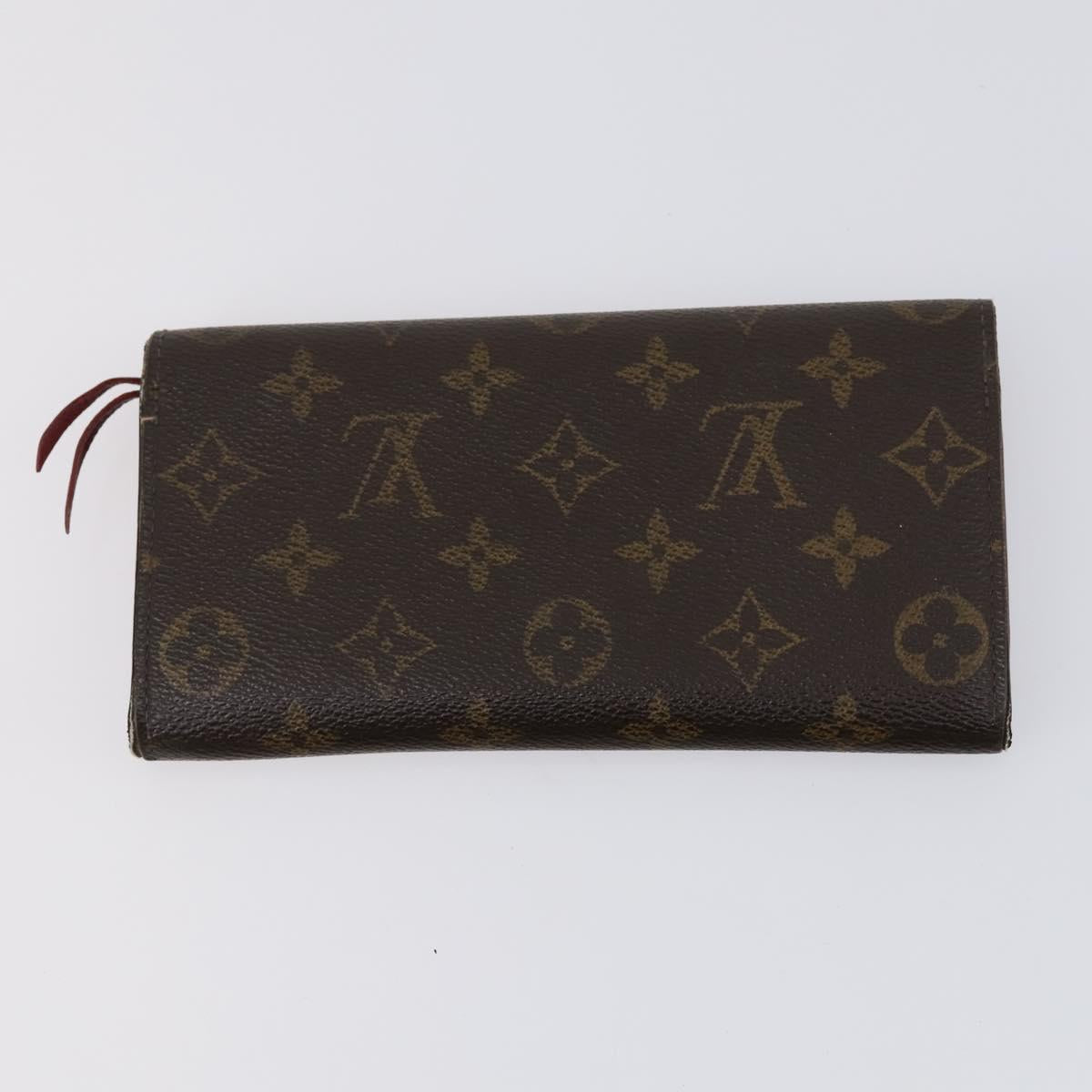 LOUIS VUITTON Monogram Epi Vernis Wallet 5 Set Black Amarante LV Auth yk19854