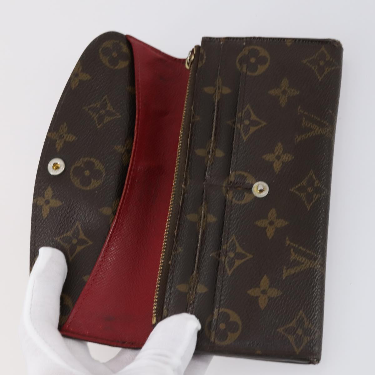 LOUIS VUITTON Monogram Epi Vernis Wallet 5 Set Black Amarante LV Auth yk19854