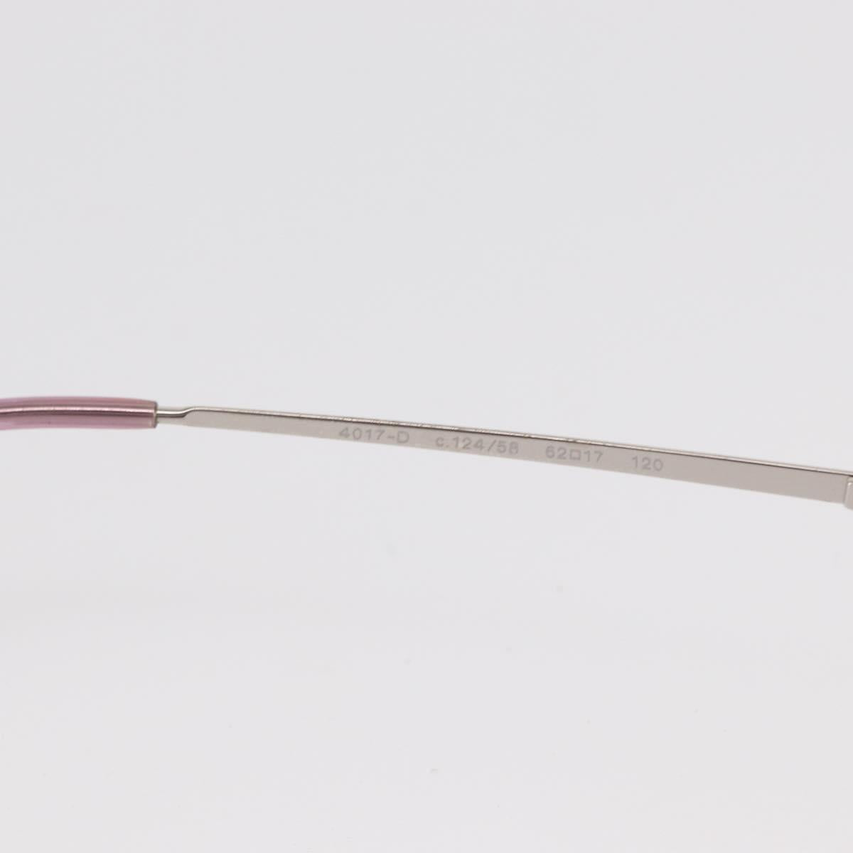 CHANEL Sunglasses metal Pink CC Auth yk19862